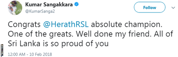 Kumar Sangakkara on Twitter