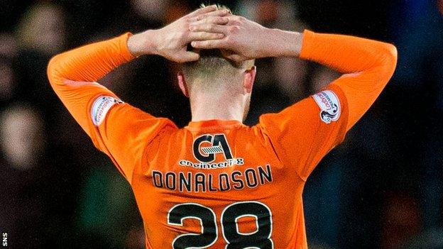 Dundee United defender Coll Donaldson