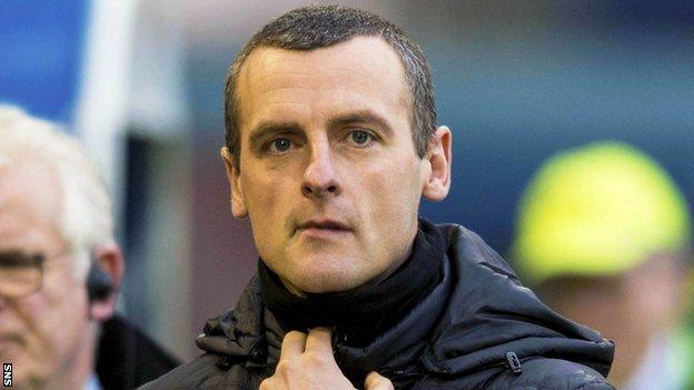 St Mirren manager Oran Kearney