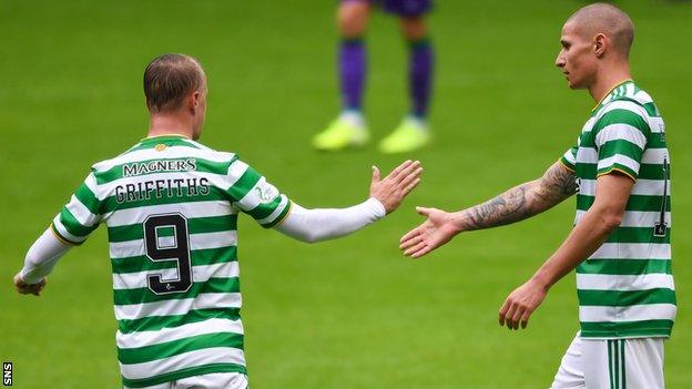Leigh Griffiths and Patryk Klimala