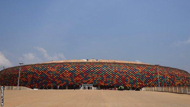 The Olembe Stadium in Yaounde