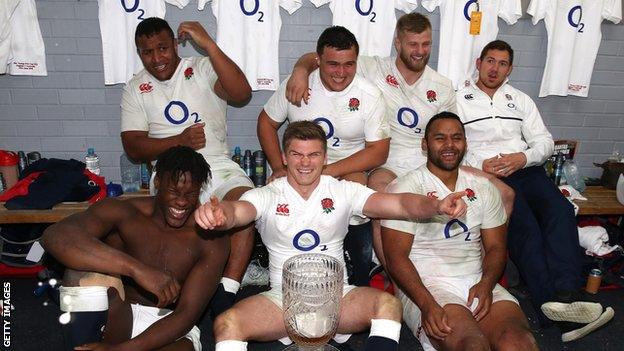 England's rugby players