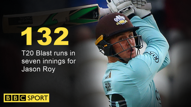 Jason Roy runs