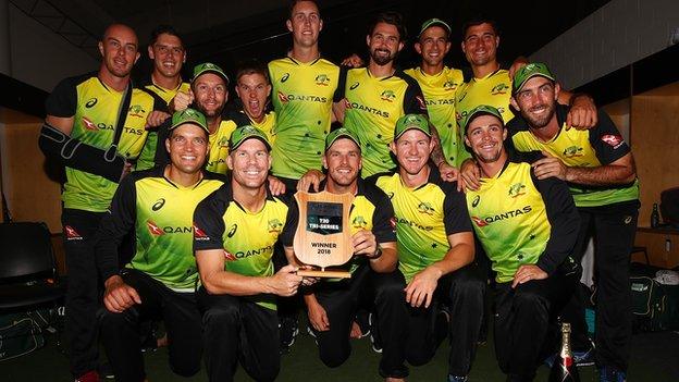 Australia's series win lifted them to the top of the ICC Twenty20 rankings