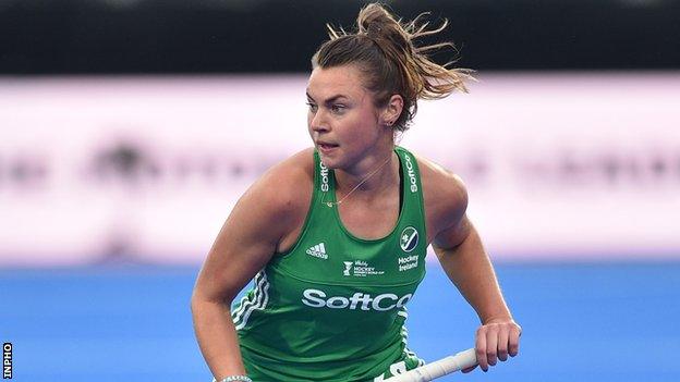 Deirdre Duke hit two of Ireland's goals in Sunday's 4-1 win over Spain in Murcia