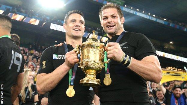 Richie McCaw and Dan Carter