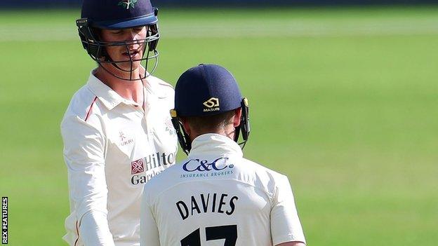 Keaton Jennings Alex Davies