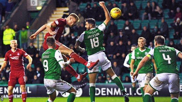 Aberdeen and Hibernian are scheduled to meet on 7 March at Pittodrie