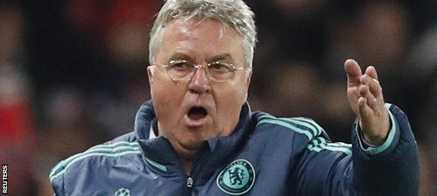 Hiddink is in his second spell as Chelsea boss