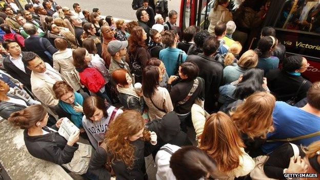 Commuter Chaos As RMT Workers Bring London Underground To A Standstill