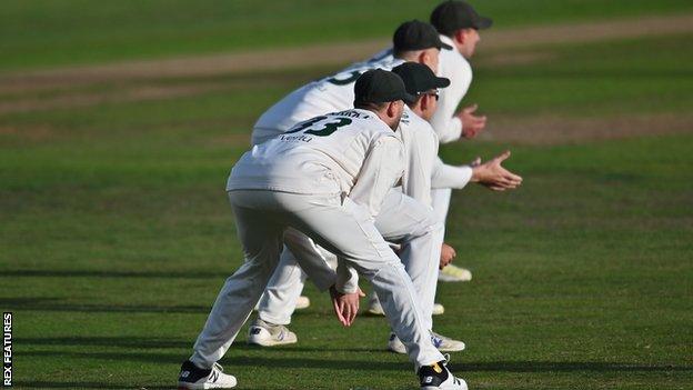 The Notts slip cordon will be lying on wait at Trent Bridge on day four to try and finish off Durham and earn an eight Championship win of the season