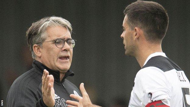 Ian McCall as manager of Ayr United