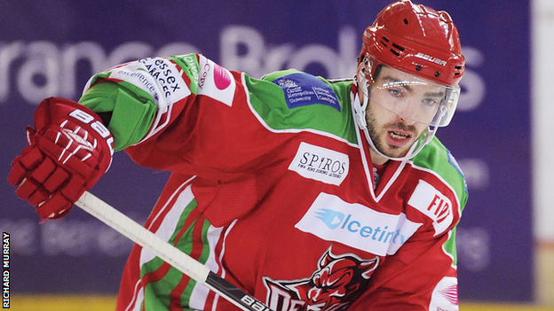 Josh Batch scored three goals and made nine assists for Cardiff Devils last season