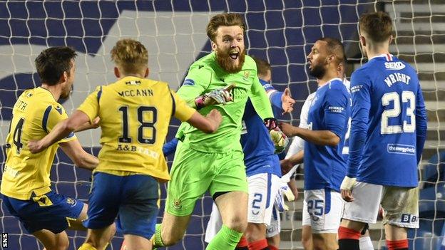 Zander Clark celebrates