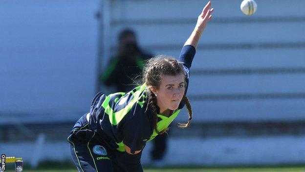 Lucy O'Reilly was Ireland top wicket-taker against Thailand in Colombo on Saturday