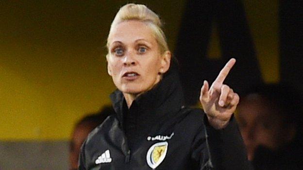 Scotland head coach Shelley Kerr