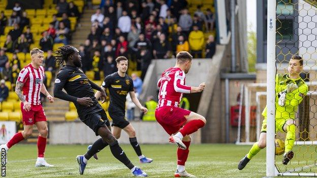 Glenn Middleton's 76th-minute strike looked to have spared St Johnstone from automatic relegation