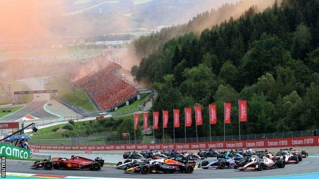 Austrian GP start