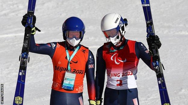Andrew and Neil Simpson celebrate their medal