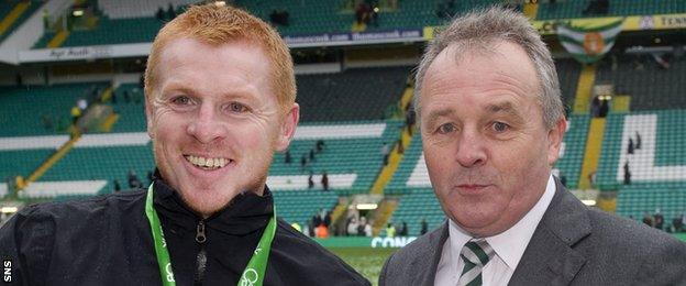 Neil Lennon and John Park