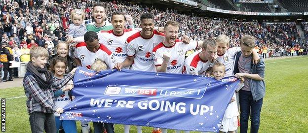 Promotion at MK Dons