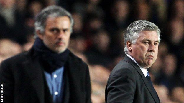 Jose Mourinho and Carlo Ancelotti