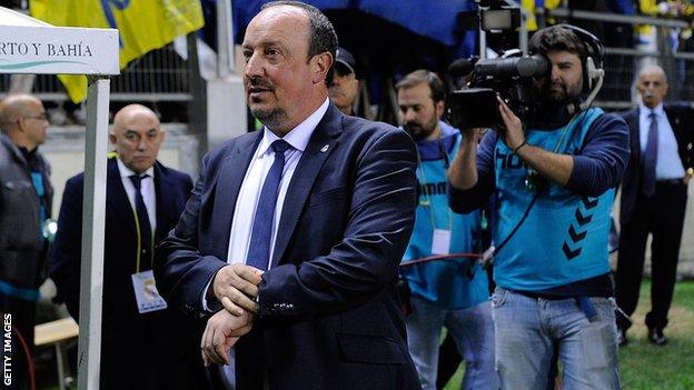 Real Madrid manager Rafael Benitez