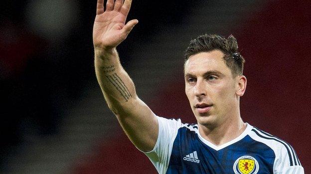 Scotland midfielder Scott Brown