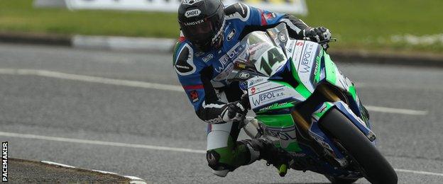 Daley Mathison competed at the NW200 road races in Northern Ireland in May