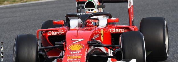 Ferrari's Kimi Raikkonen