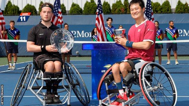 Alfie Hewett and Shingo Kunieda