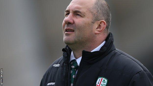 London Irish head coach Tom Coventry