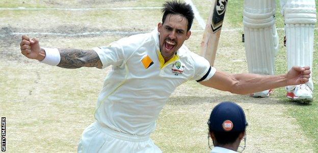 Australia's Mitchell Johnson