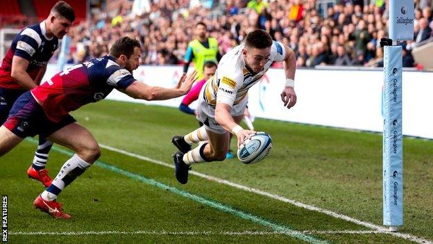 Josh Adams third try