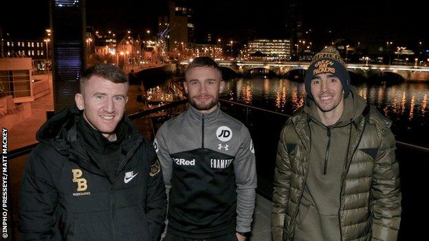 Barnes, Carl Frampton and Jamie Conlan will all fight on the same card at the SSE Arena on Saturday