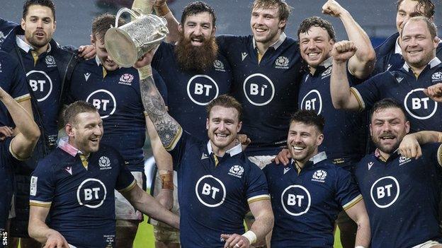 Scotland regained the Calcutta Cup with a first away win over England in 31 years last weekend