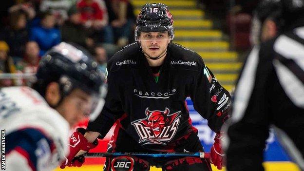 Sam Duggan returns for his third season with Cardiff Devils