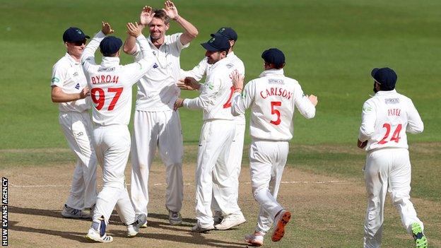 Glamorgan celebrate