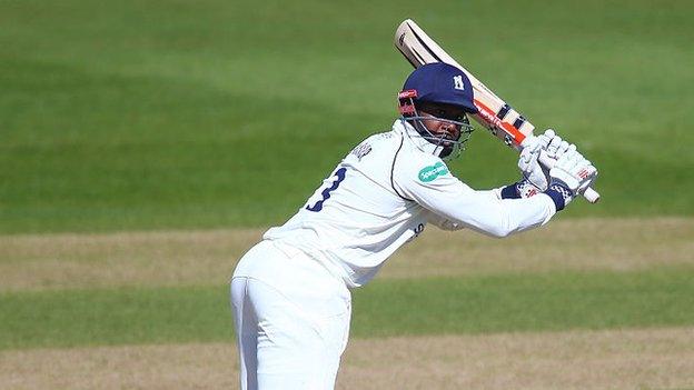 Warwickshire all-rounder Keith Barker