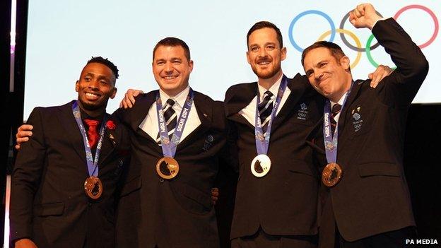 GB Bobsleigh team