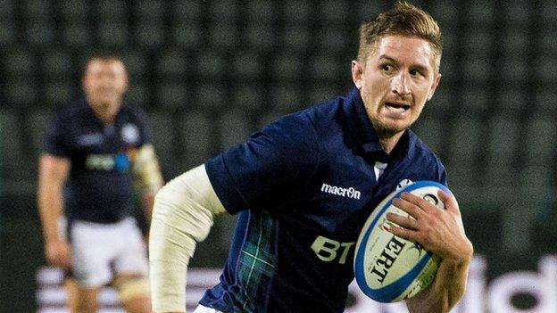 Scotland scrum-half Henry Pyrgos