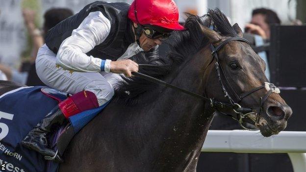 Frankie Dettori on Golden Horn