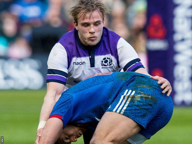 Scotland lock Jonny Gray against France