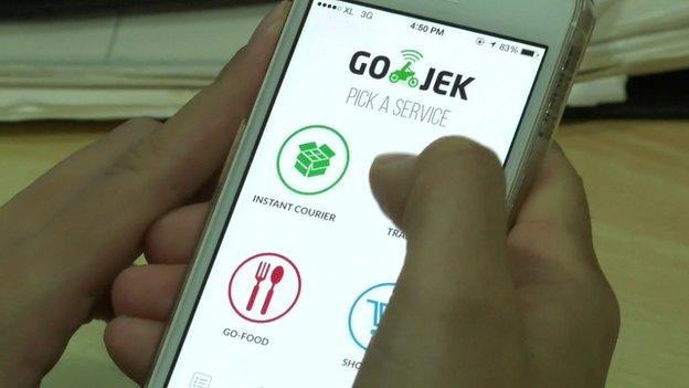 Go-Jek's app