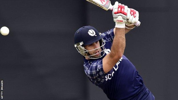 Scotland opener Kyle Coetzer