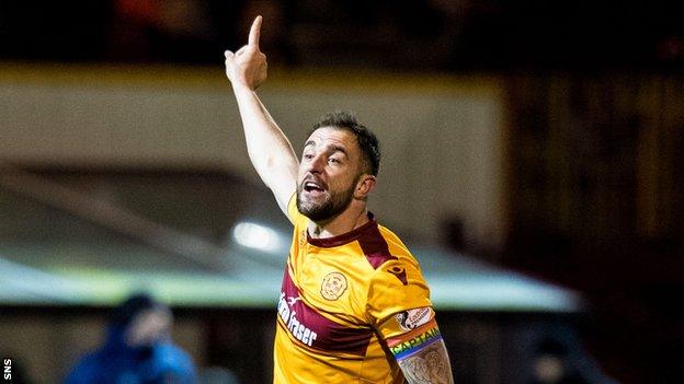 Motherwell defender Peter Hartley