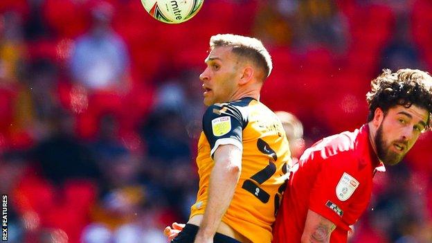 Mickey Demetriou was a mainstay of the Newport team last season with 55 appearances