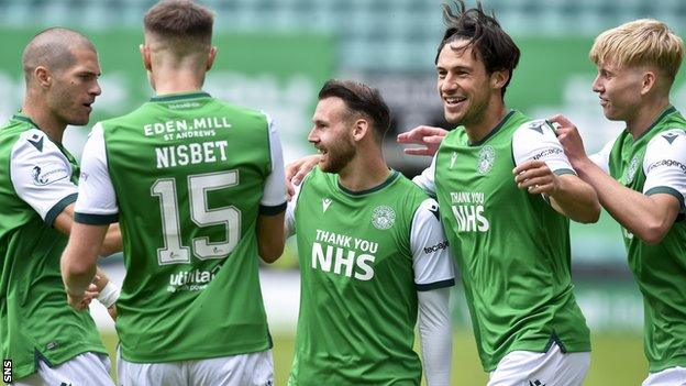 Hibs have taken 10 points from their opening four Premiership games