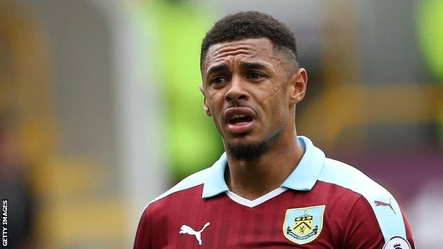 Burnley striker Andre Gray