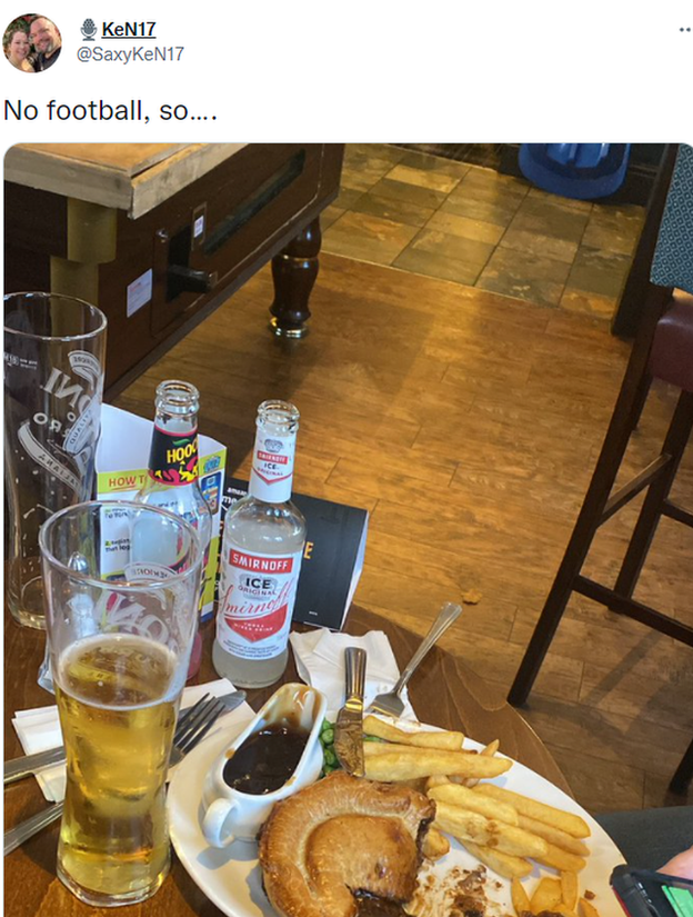 Tottenham fans tweet